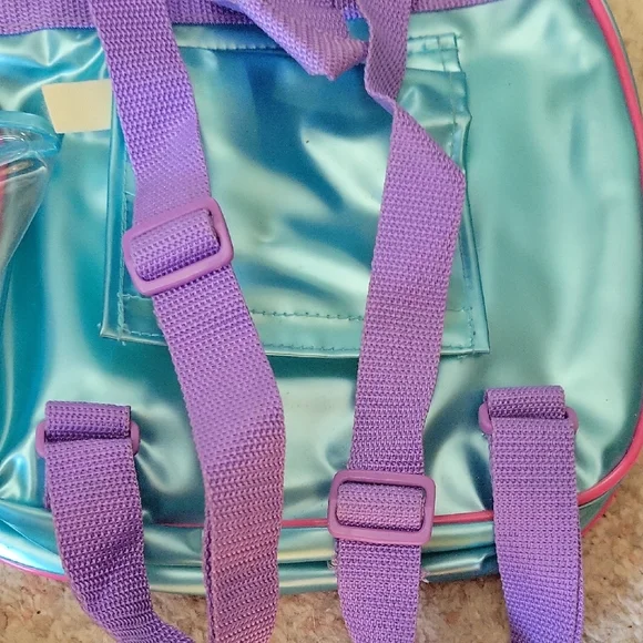 Disney Ariel and Flounder Teal Backpack Set - Picture 5 of 9